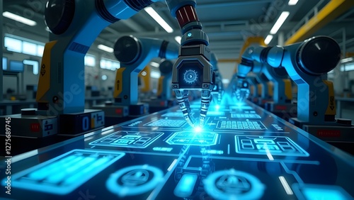 Futuristic AI Robotics in Smart Manufacturing and Automation
