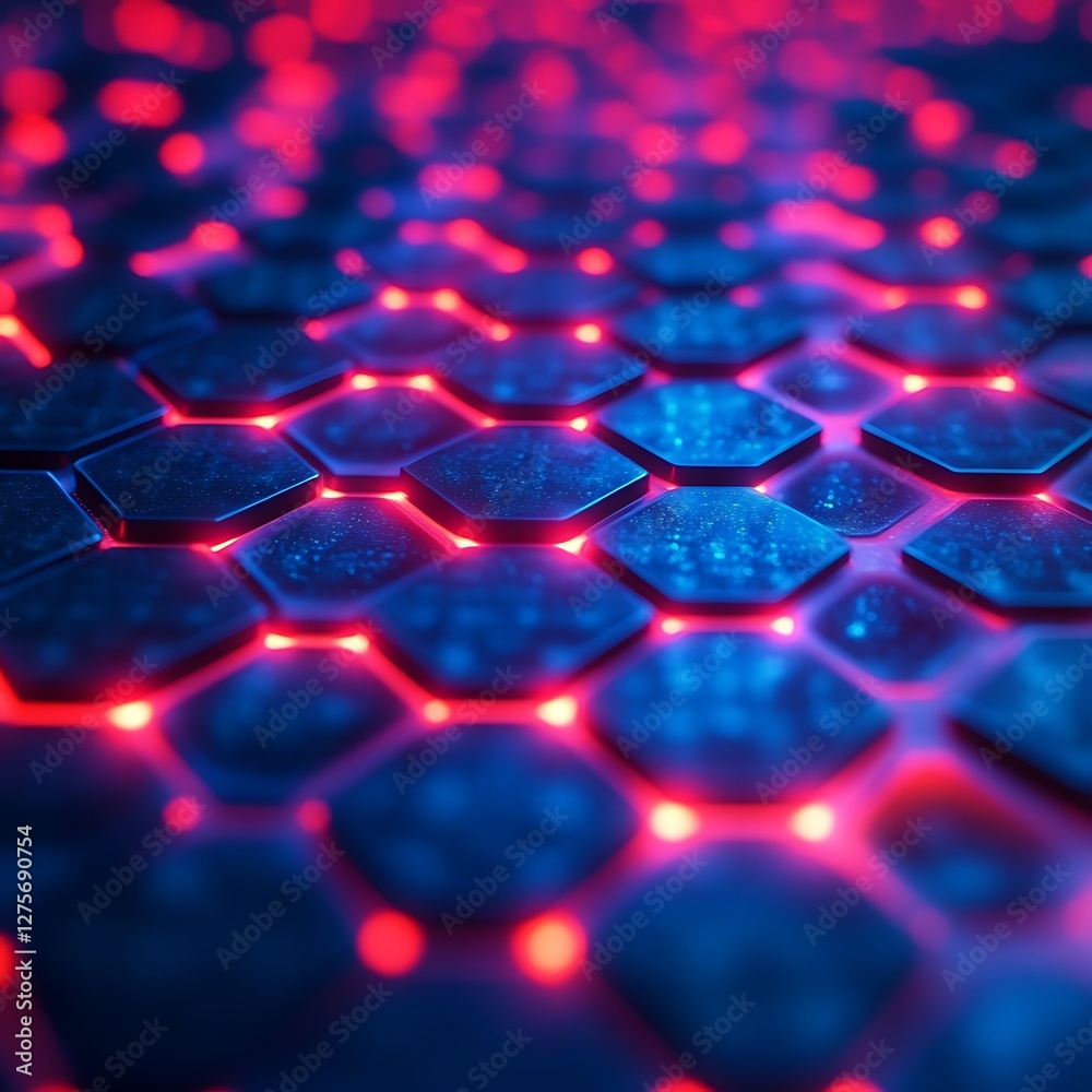 Illuminated Hexagon Network Illuminated Hexagon Network