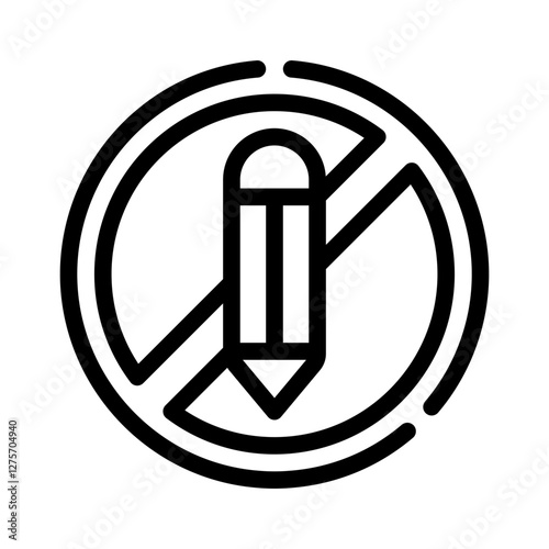 Icon Editing Prohibited With Style Outline