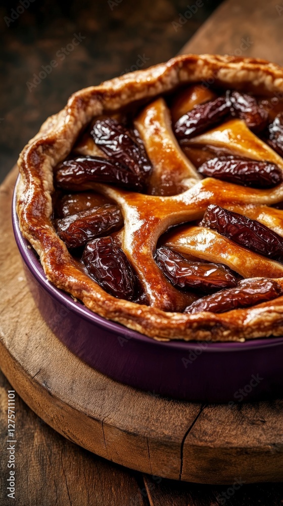 Aromatic Date Fruit Tart with Golden Crust: A Sweet Treat for Any Occasion Aromatic Date Fruit Tart with Golden Crust: A Sweet Treat for Any Occasion
