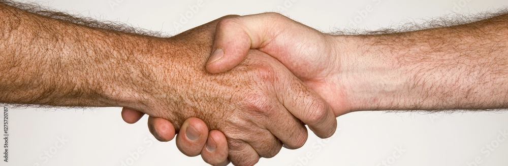 Fototapeta premium A consultant employee is being shown a contract for a house buying agreement by a real estate agent, broker, or house developer