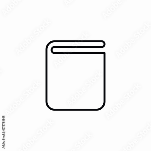 book education learning icon vector sign