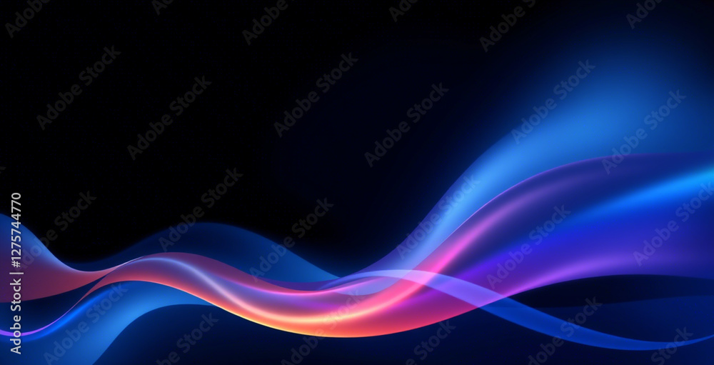 Blue black abstract gradient background grain texture effect dark vibrant color flow wave copy space Blue black abstract gradient background grain texture effect dark vibrant color flow wave copy space