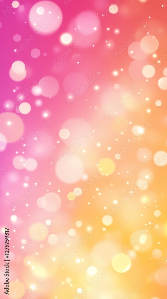 Stunning Bokeh Background with Pink and Orange Gradient Stunning Bokeh Background with Pink and Orange Gradient