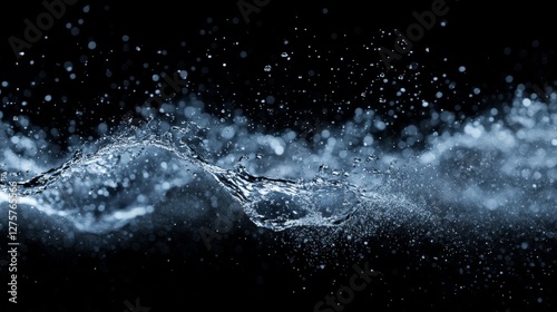 Wallpaper Mural Stunning Water Splash Abstract Art Photography Torontodigital.ca