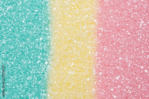 Pastel sugar crystals background texture