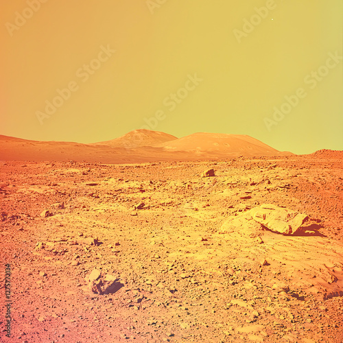 Nature landscape with gradient effect