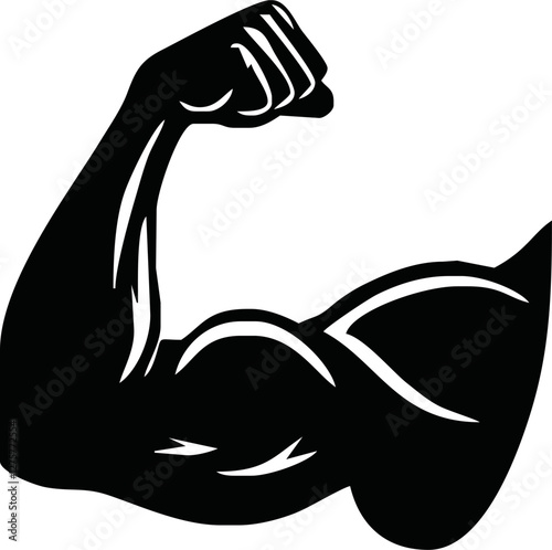 Strong Arm Muscle Logo Design For Gym, Sport or Anything