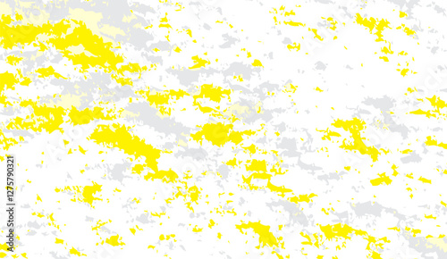 Abstract speckled vector background in sunny yellow and soft gray resembling a modern art composition with delicate textures and a vibrant yet subtle color palette