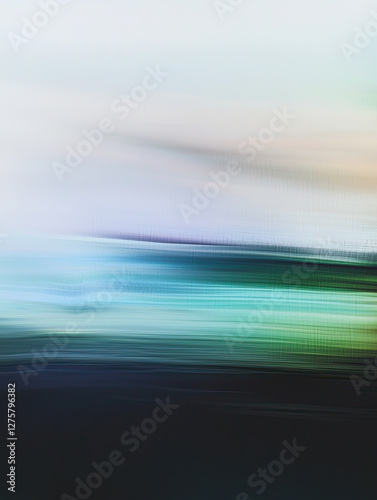 Nature landscape with gradient effect