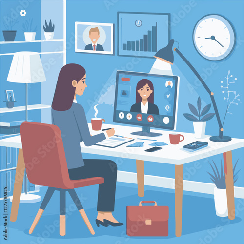 business meeting in office