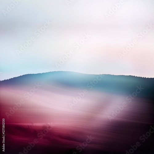 Nature landscape with gradient effect