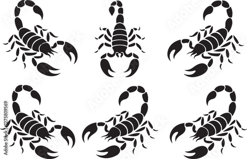 Scorpion silhouettes