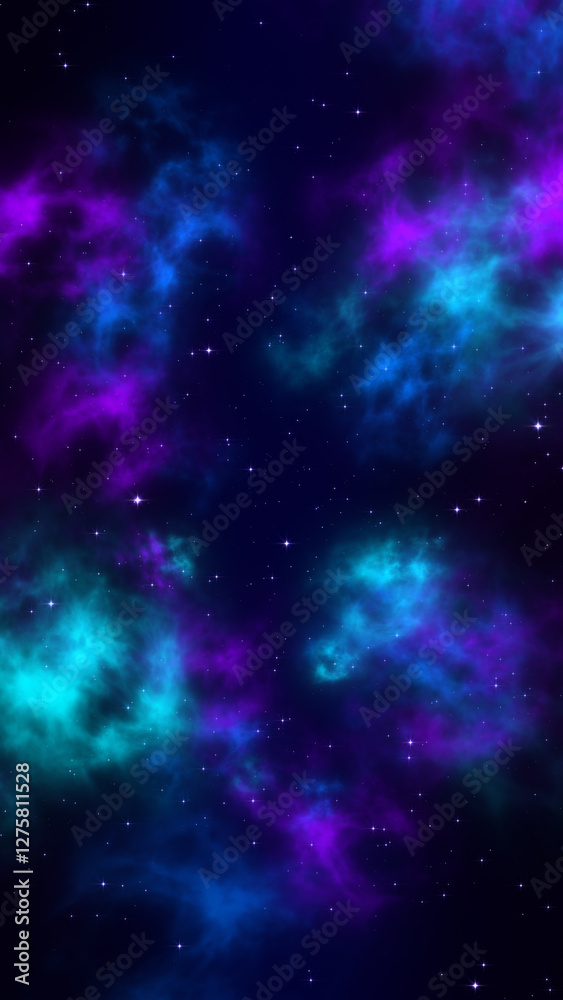 abstract space blue nebula with dust and particles background,science and christmas and holiday vertical social media design element abstract space blue nebula with dust and particles background,science and christmas and holiday vertical social media design element