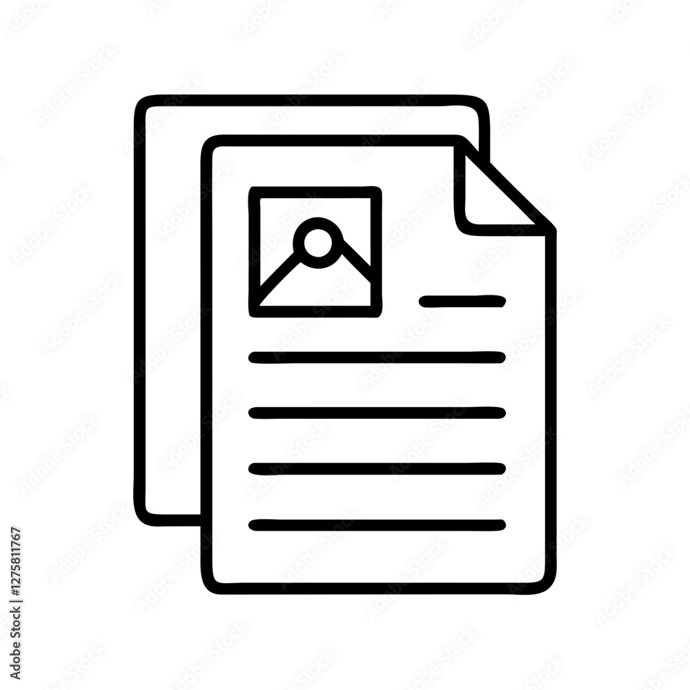 documentation icon, documentation line art - simple line art of documentation, perfect for documentation logos and icons documentation icon, documentation line art - simple line art of documentation, perfect for documentation logos and icons