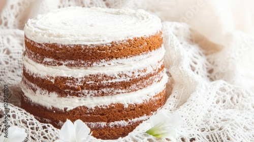 Delicate Layers of Delightful Cake: A Visual Feast