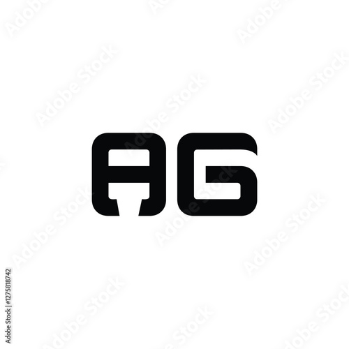 Free Download AG monogram logo design letter text name symbol monochrome logotype alphabet character simple logo - GFXLoad