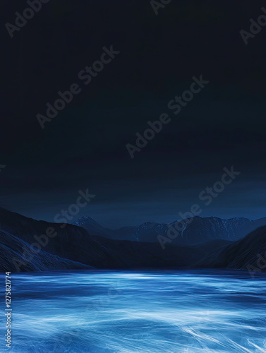 Nature landscape with gradient effect