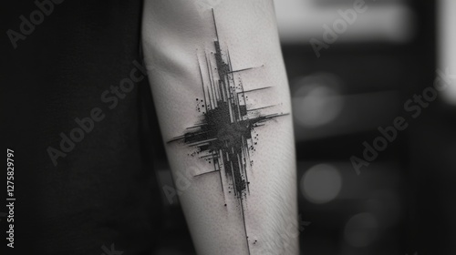 Abstract Ink Tattoo Design photo