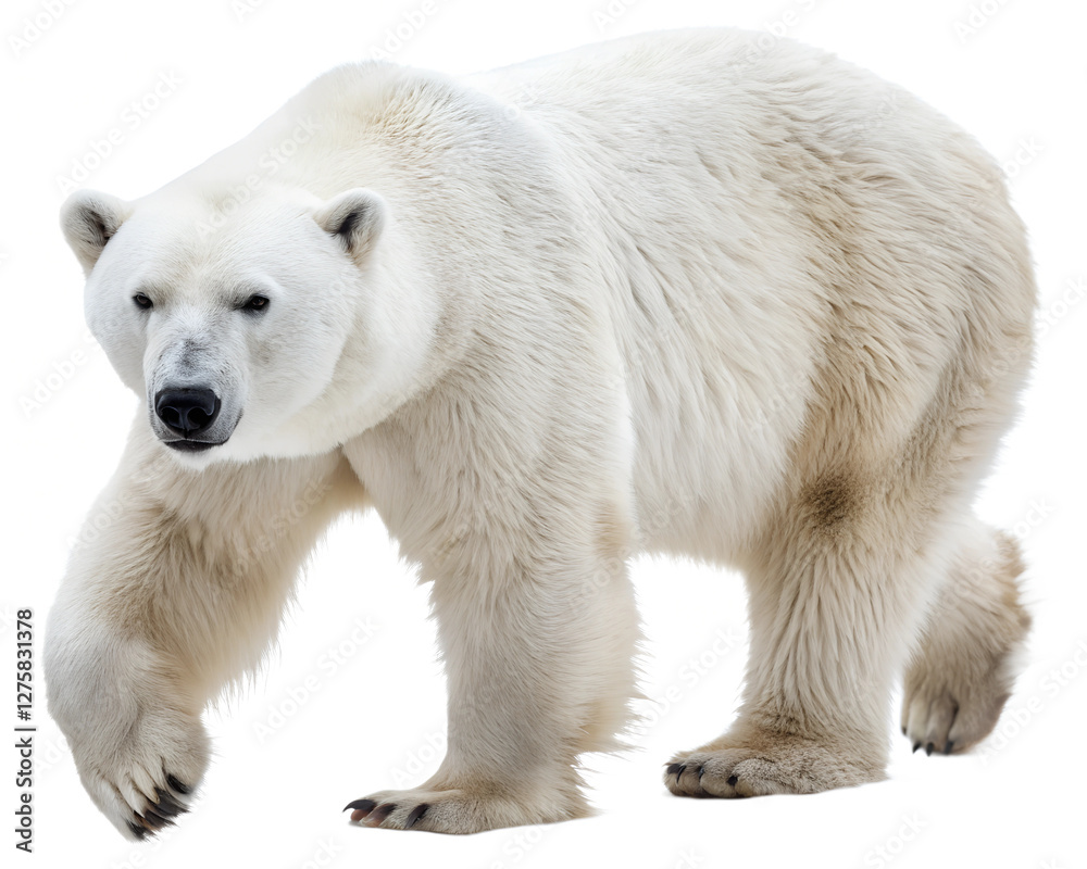 white polar bear isolated on white background, png white polar bear isolated on white background, png