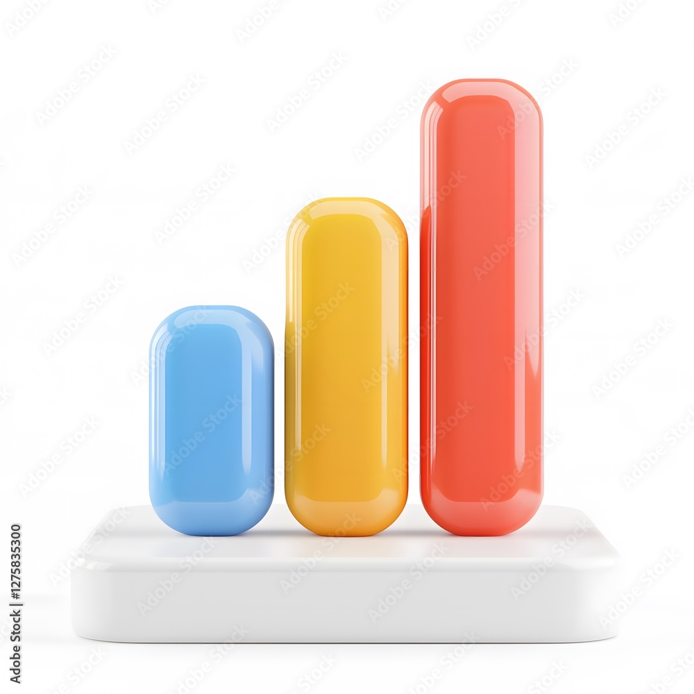 Business growth indicators office environment 3d graph visualization professional space analytical perspective Business growth indicators office environment 3d graph visualization professional space analytical perspective