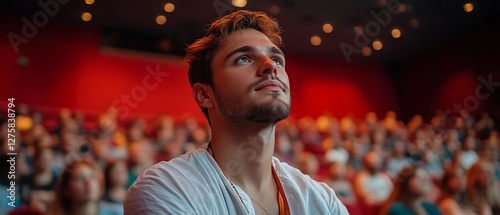 Attentive Man at Conference photo