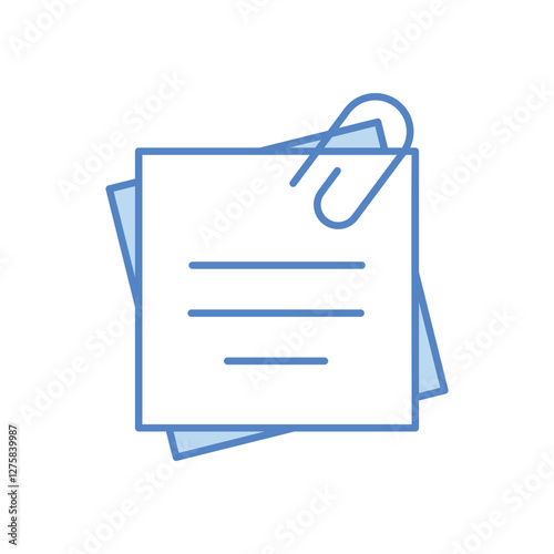 Paperclip vector icon