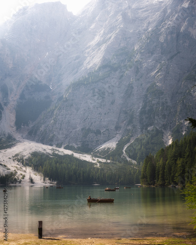 Beautiful Lago Di Braies Italy