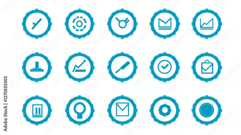 SEO doodle icons diagram on screen, magnifier with document, scale, cogwheel and target with arrows, envelope, trolley with gear, wrench on desktop and pie chart, Isolated line art vector signs set SEO doodle icons diagram on screen, magnifier with document, scale, cogwheel and target with arrows, envelope, trolley with gear, wrench on desktop and pie chart, Isolated line art vector signs set