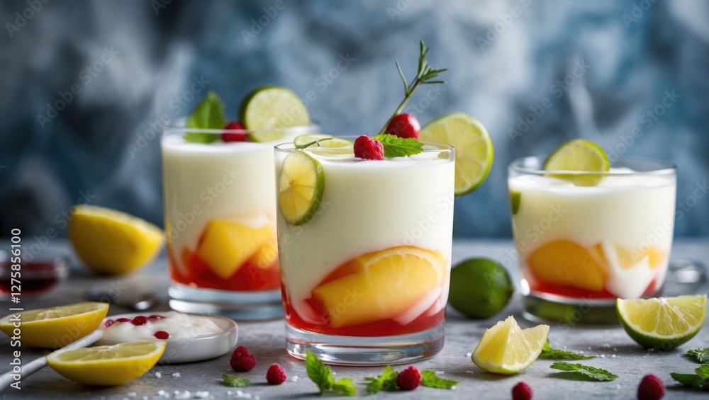 Creamy Soju Yogurt Cocktail Refreshing Blend of Sweet and Tangy Flavors Ideal for Creative Mixologists with Space for Custom Text Creamy Soju Yogurt Cocktail Refreshing Blend of Sweet and Tangy Flavors Ideal for Creative Mixologists with Space for Custom Text