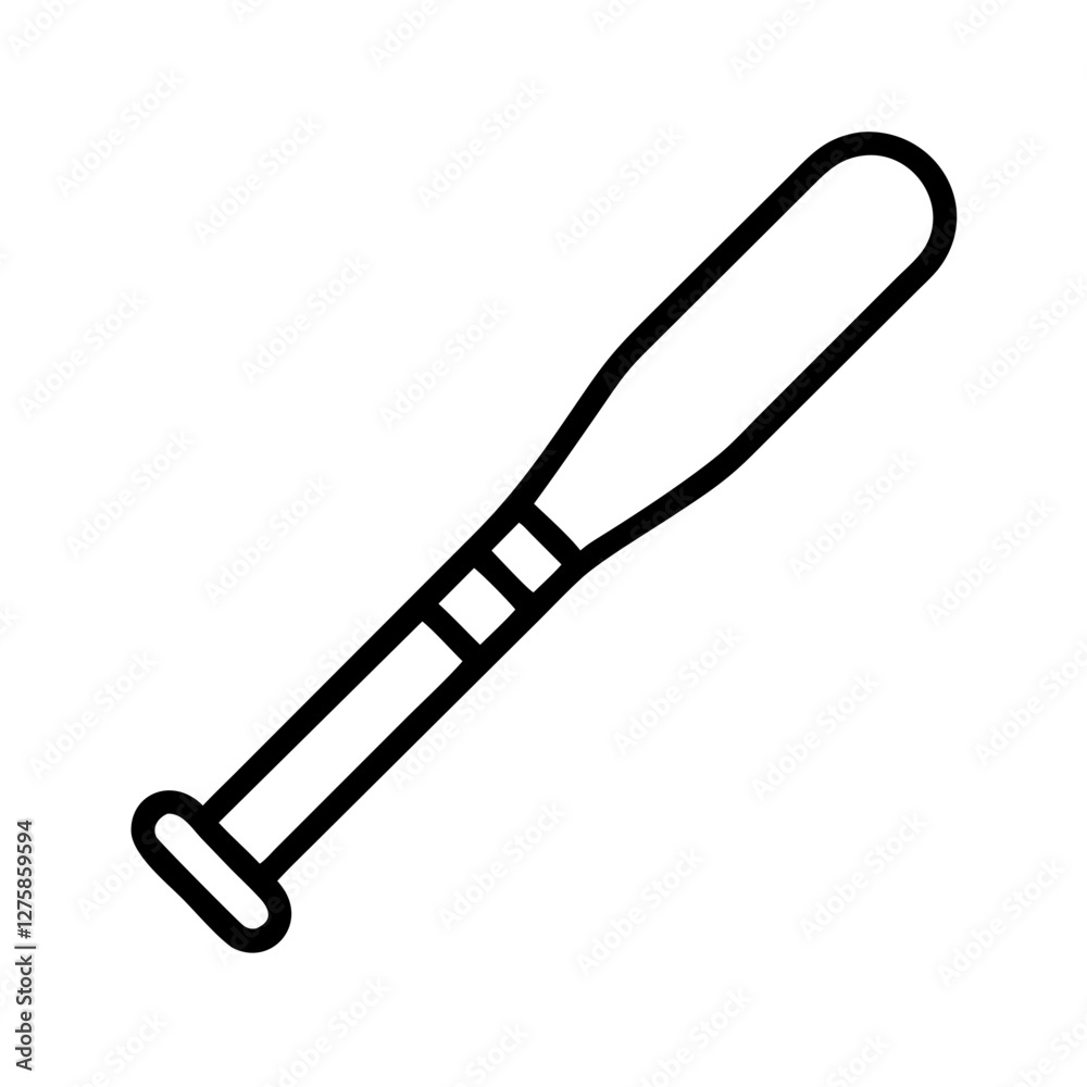 baseball bat icon, baseball bat line art - simple line art of baseball bat, perfect for baseball bat logos and icons baseball bat icon, baseball bat line art - simple line art of baseball bat, perfect for baseball bat logos and icons
