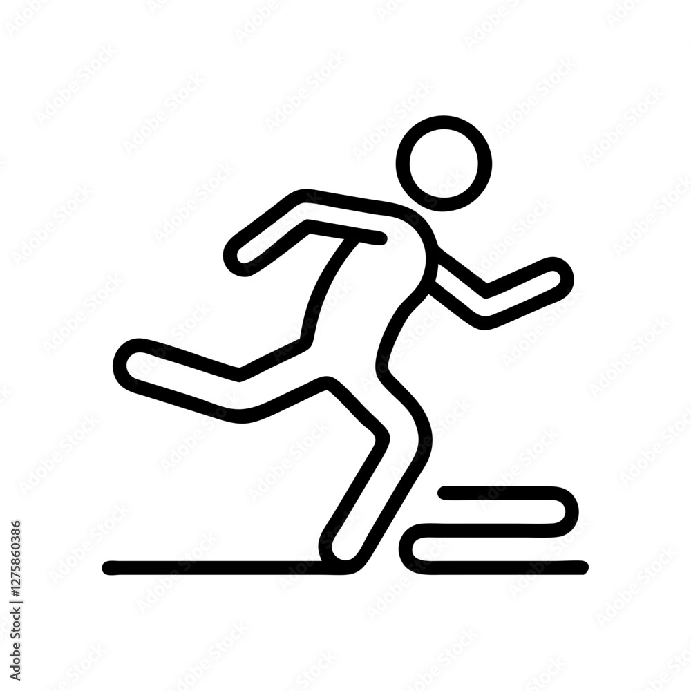 long jump icon, long jump line art - simple line art of long jump, perfect for long jump logos and icons long jump icon, long jump line art - simple line art of long jump, perfect for long jump logos and icons