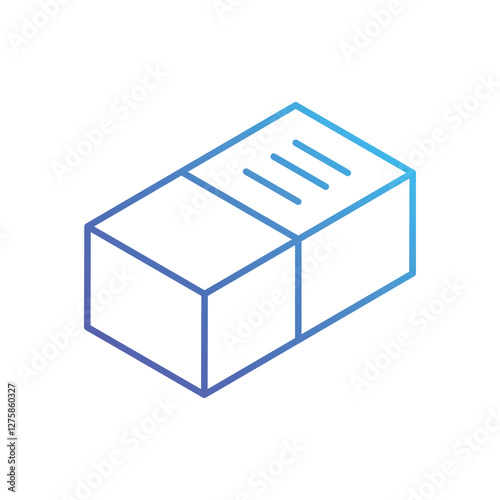 Eraser vector icon