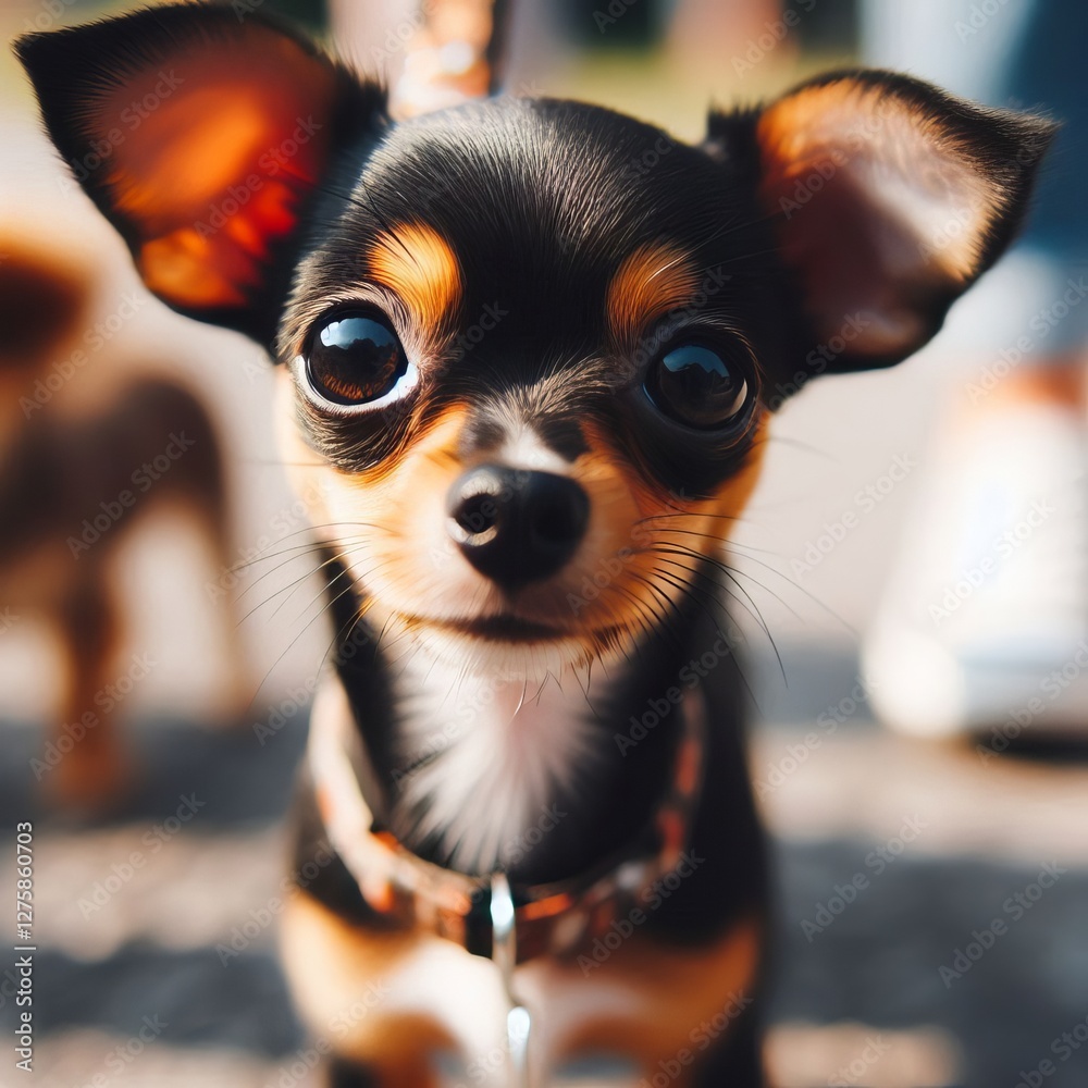 Small dogs with elongated bodies and short legs known for their Small dogs with elongated bodies and short legs known for their