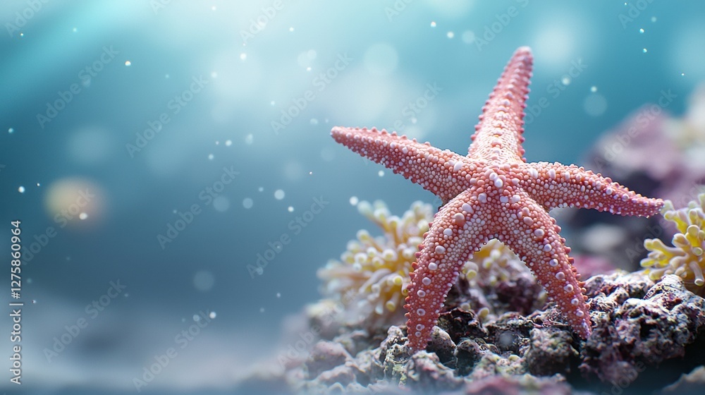 Exploring the Underwater Wonders World: A Stunning Starfish Captured in Its Natural Habitat Exploring the Underwater Wonders World: A Stunning Starfish Captured in Its Natural Habitat