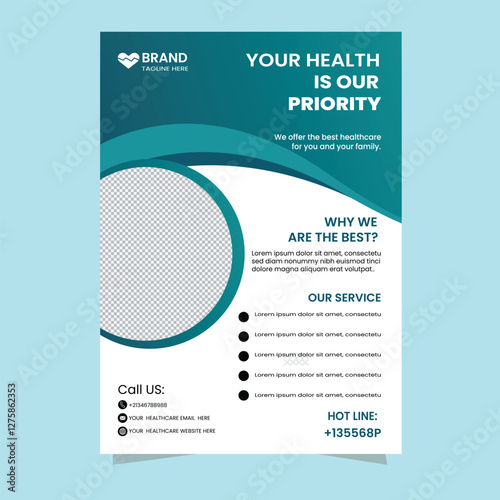 Modern Healthcare Flyer Design for a Professional Medical Practice