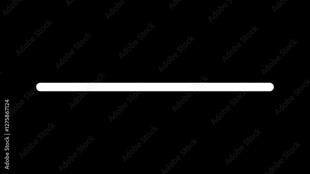 Loading circle progress for upload or download waiting loop animation video with alpha channel