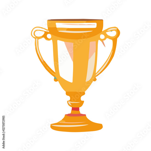 Gold cup of the winner, trophy, prize