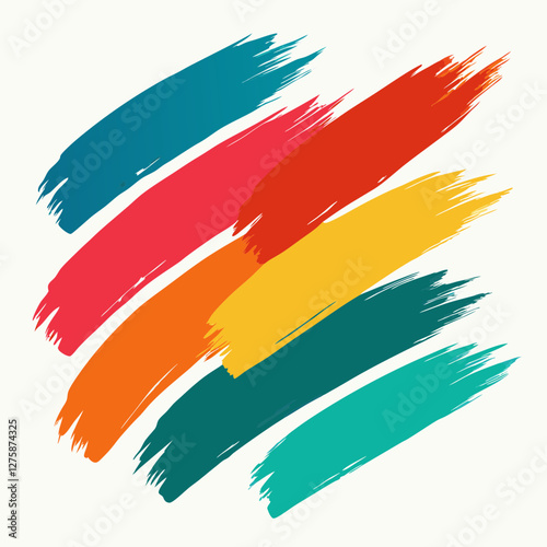 brush strokes and paint