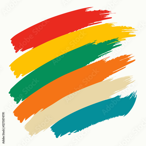 paint brush vector illustration