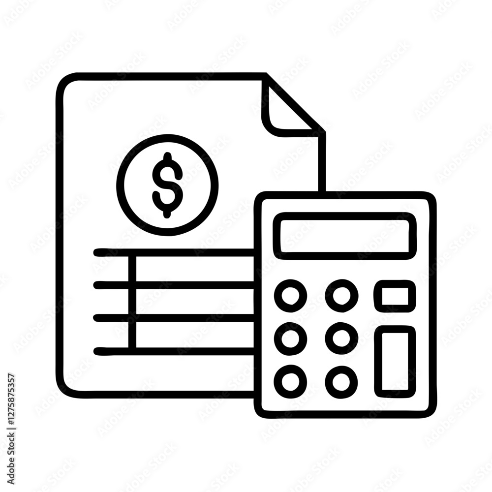 budgeting icon, budgeting line art - simple line art of budgeting, perfect for budgeting logos and icons budgeting icon, budgeting line art - simple line art of budgeting, perfect for budgeting logos and icons