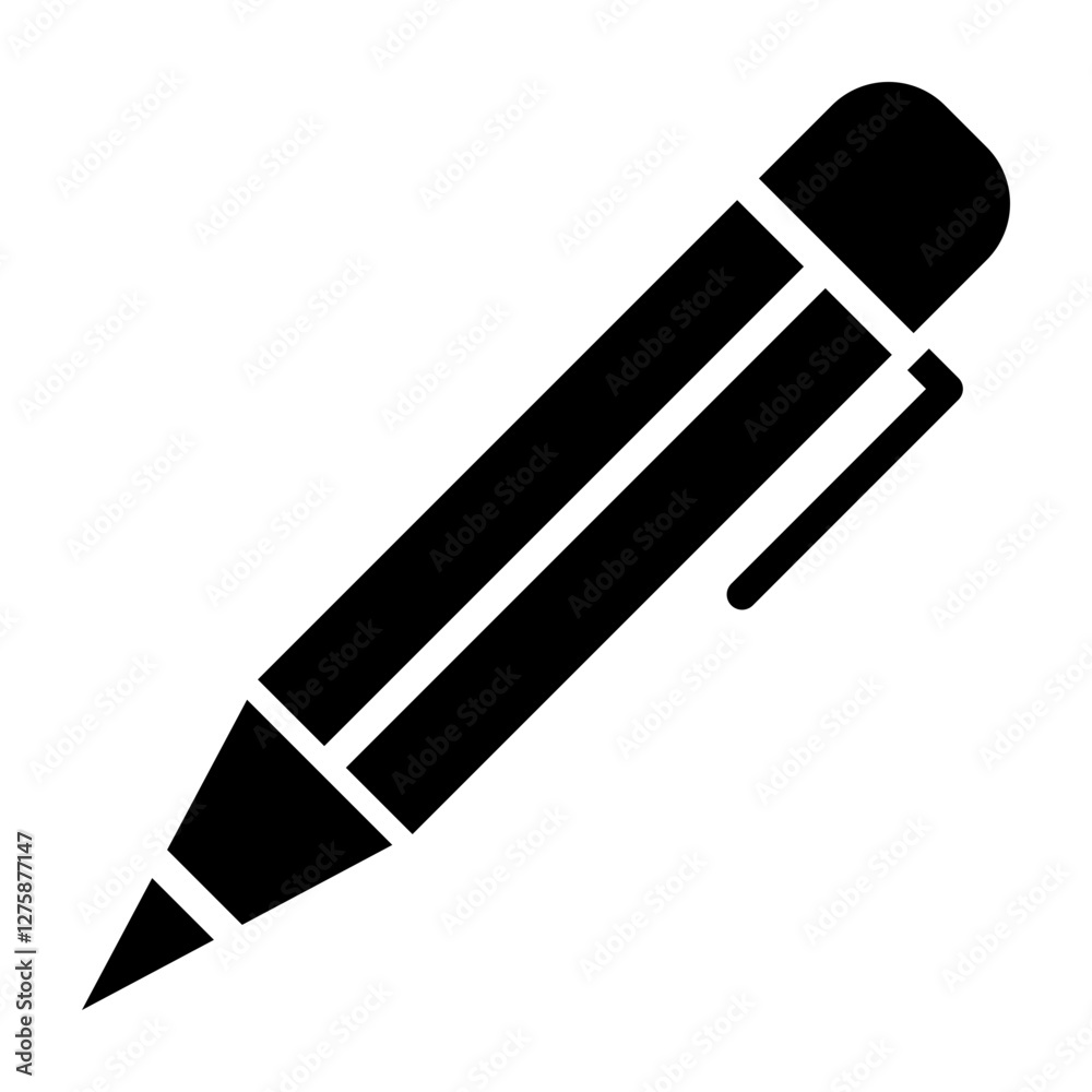Pen Vector Glyph Icon Design