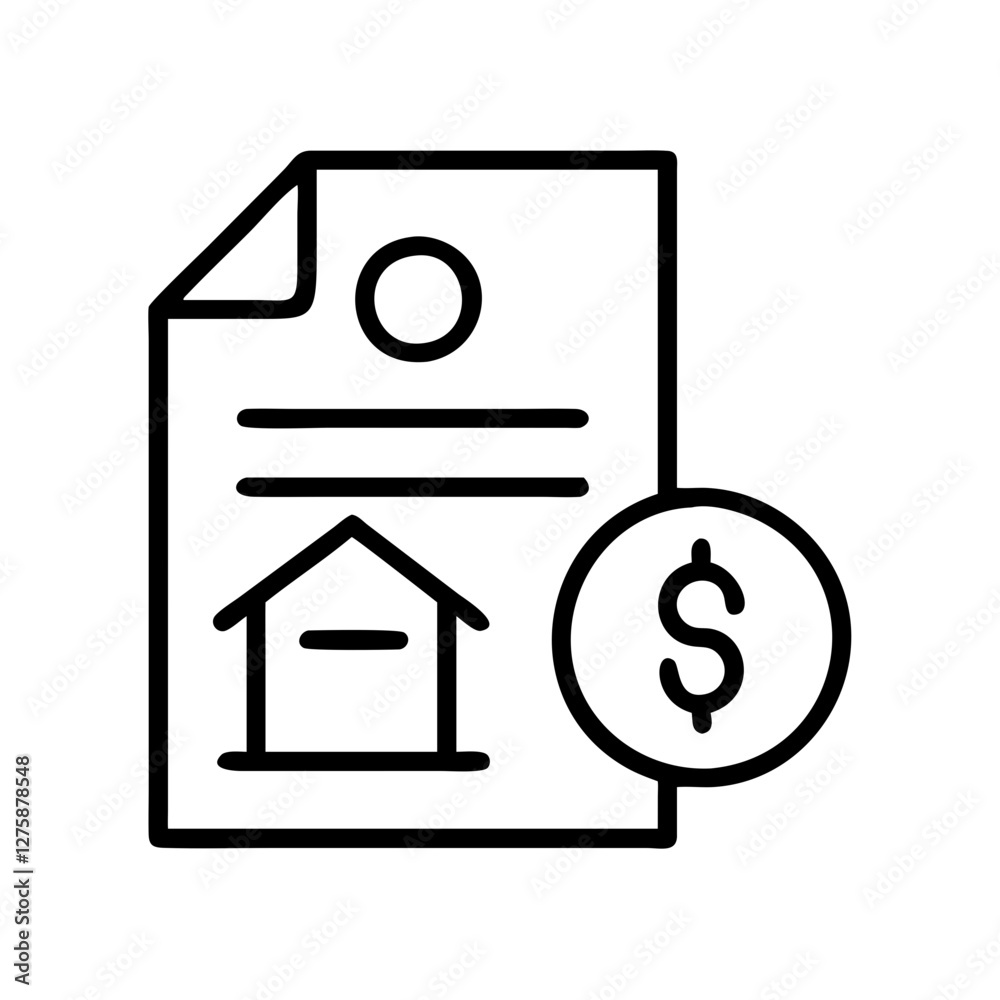 loan terms icon, loan terms line art - simple line art of loan terms, perfect for loan terms logos and icons loan terms icon, loan terms line art - simple line art of loan terms, perfect for loan terms logos and icons