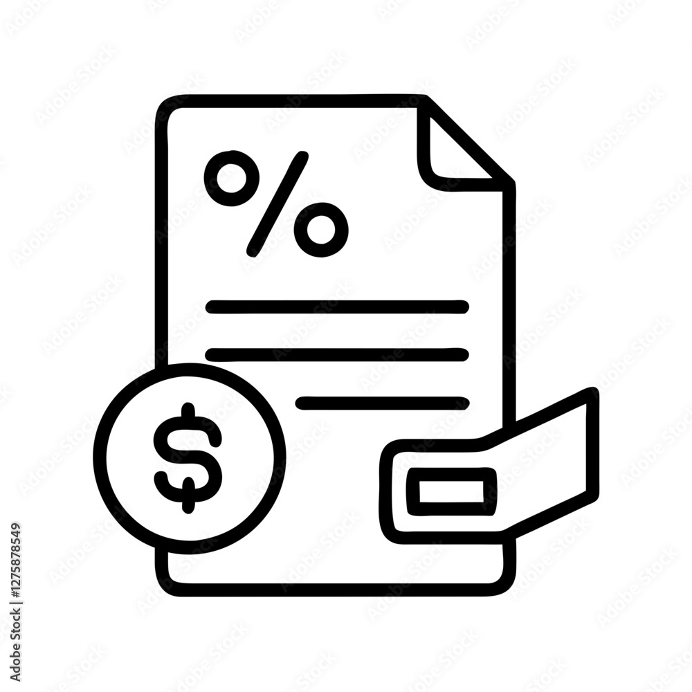 loan terms icon, loan terms line art - simple line art of loan terms, perfect for loan terms logos and icons loan terms icon, loan terms line art - simple line art of loan terms, perfect for loan terms logos and icons