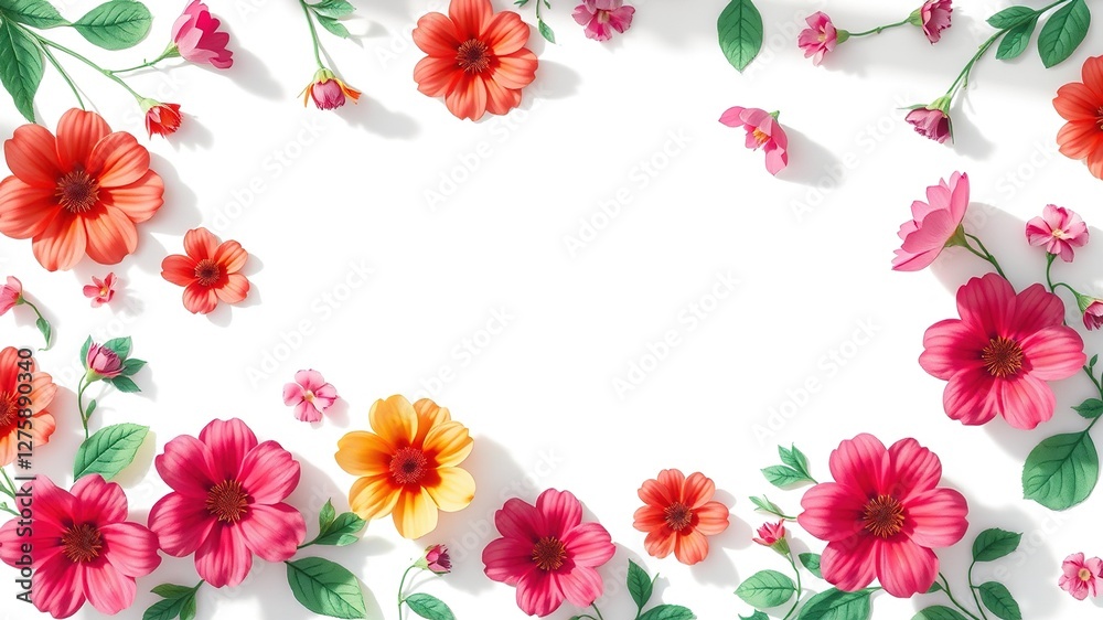 Floral Shadowplay: A Sophisticated Background for Mother's Day Floral Shadowplay: A Sophisticated Background for Mother's Day