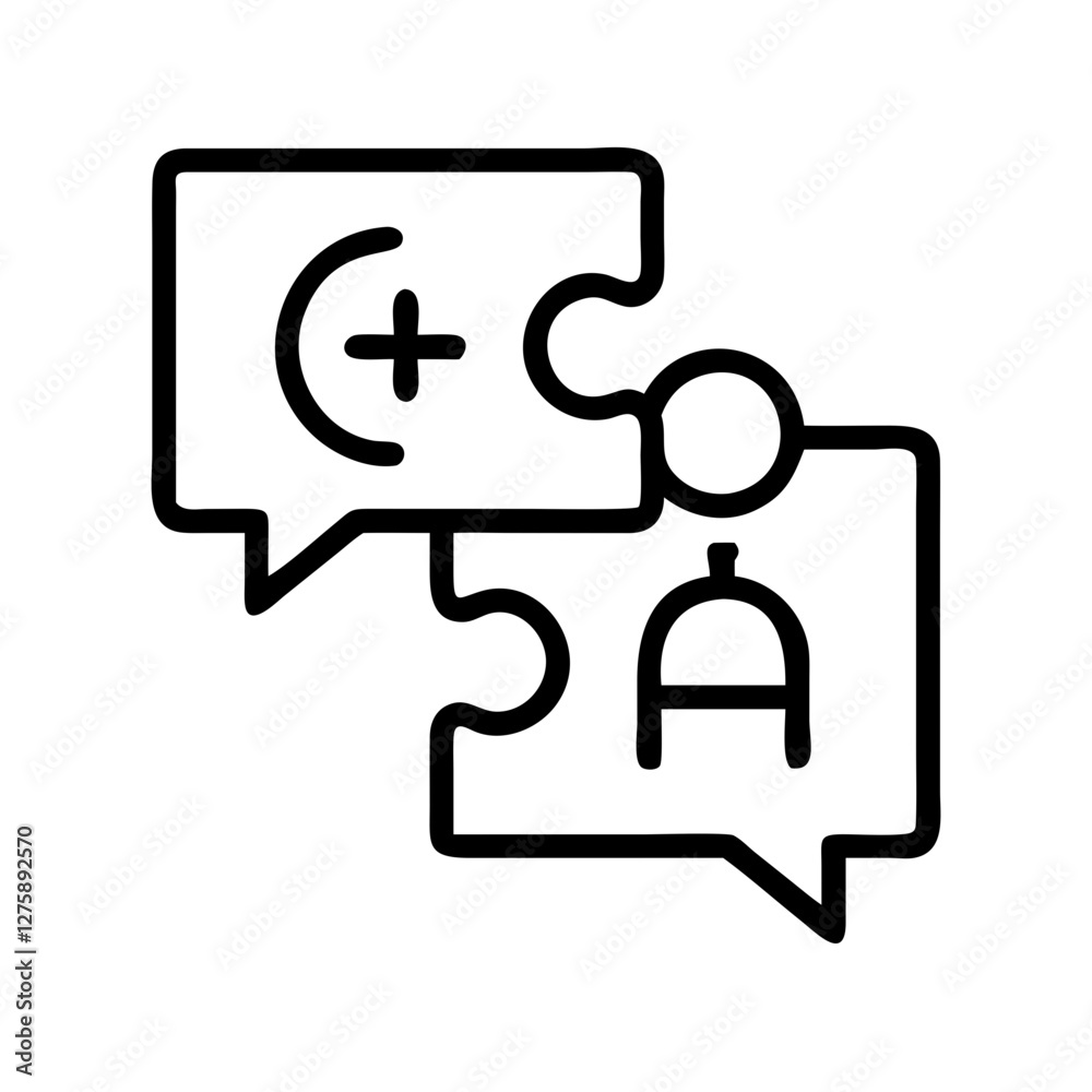 puzzle piece language skill icon, puzzle piece language skill line art - simple line art of puzzle piece language skill, perfect for puzzle piece language skill logos and icons puzzle piece language skill icon, puzzle piece language skill line art - simple line art of puzzle piece language skill, perfect for puzzle piece language skill logos and icons