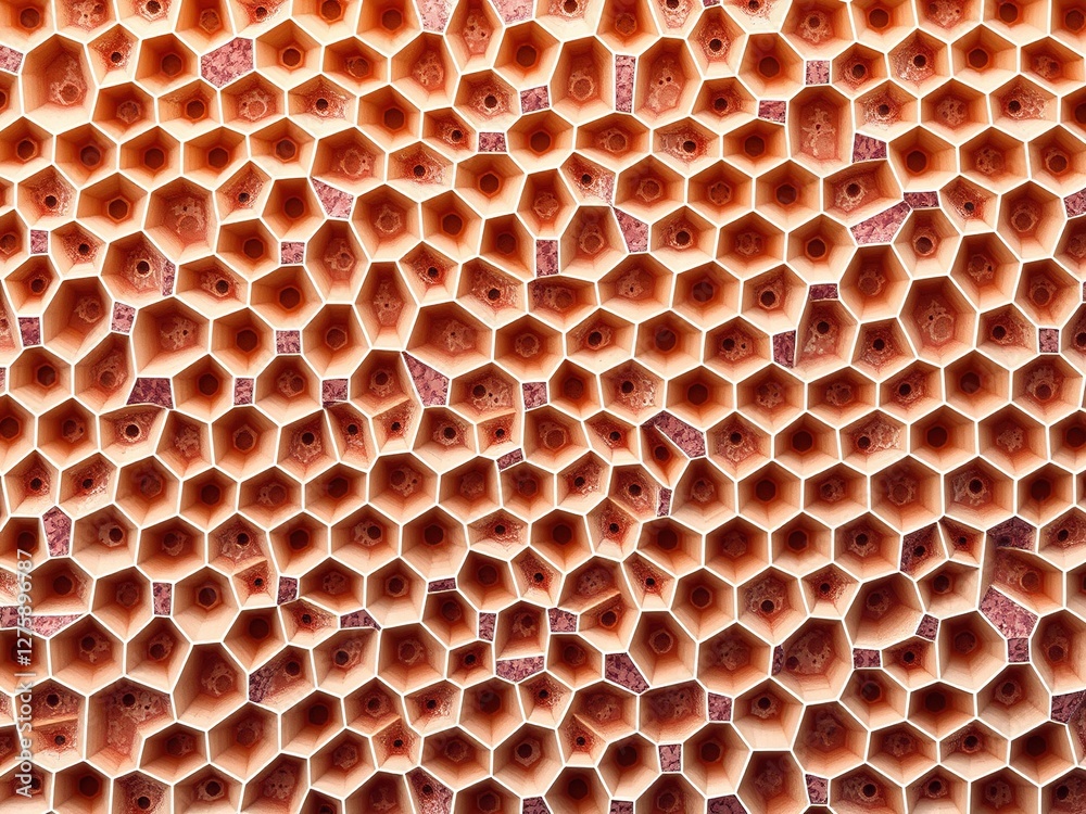 Playful Honeycomb Texture - Journaling Pattern Background Playful Honeycomb Texture - Journaling Pattern Background