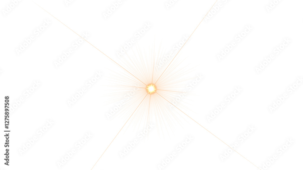 Obraz premium Radiant Burst of Light on Black Background