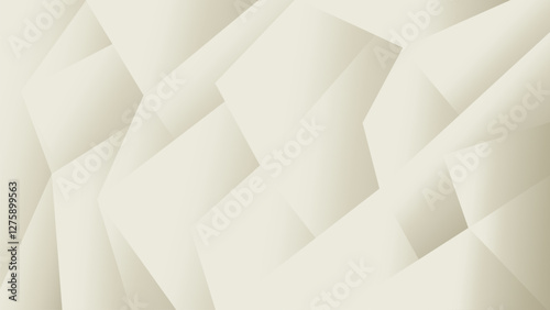 Abstract Geometric Composition Featuring Soft Beige and Cream Tones