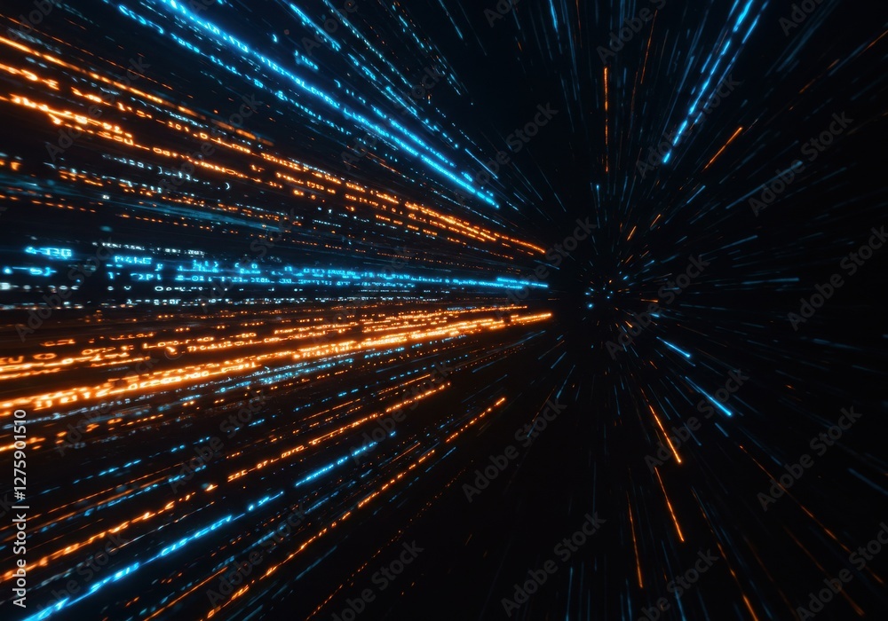 Futuristic Code, Neon Lights, Cyberpunk Digital Matrix Futuristic Code, Neon Lights, Cyberpunk Digital Matrix